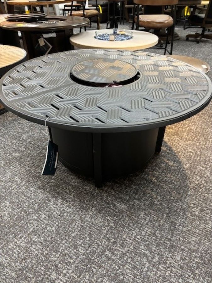 Winston Outdoor 49”Rd Merge Fire Table : furniture