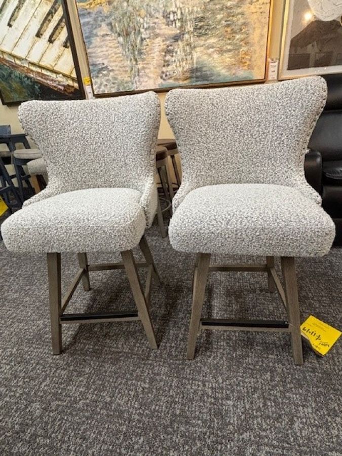 Set of 2 – Rockwell Swivel Counter Stools  : barstool